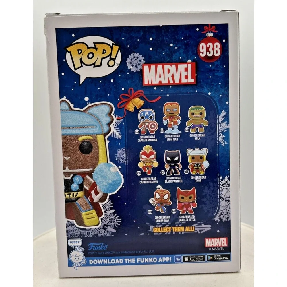 Funko Pop!‎ Marvel Gingerbread Thor Hot Topic Diamond Collection #938 F20